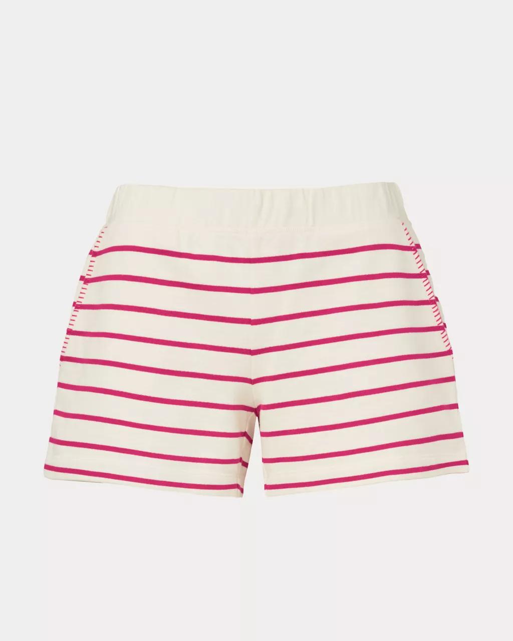 Lilly Pulitzer - 4" Aubra Mid Rise Terry Short - Berry Bouquet