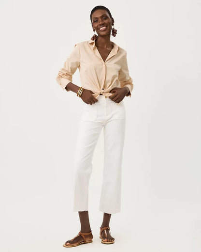 Lilly Pulitzer - The Tie Lilly Shirt - Iced Latte