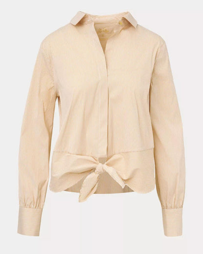Lilly Pulitzer - The Tie Lilly Shirt - Iced Latte