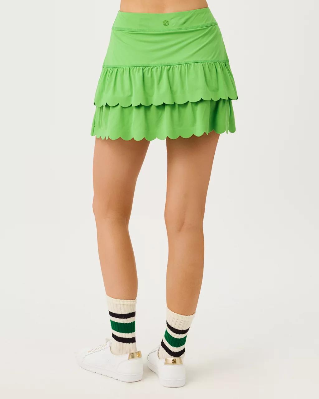 Lilly Pulitzer - UPF 50+ Luxletic Miesha Scallop Skort - Chateau Green