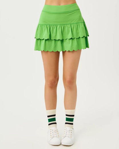 Lilly Pulitzer - UPF 50+ Luxletic Miesha Scallop Skort - Chateau Green