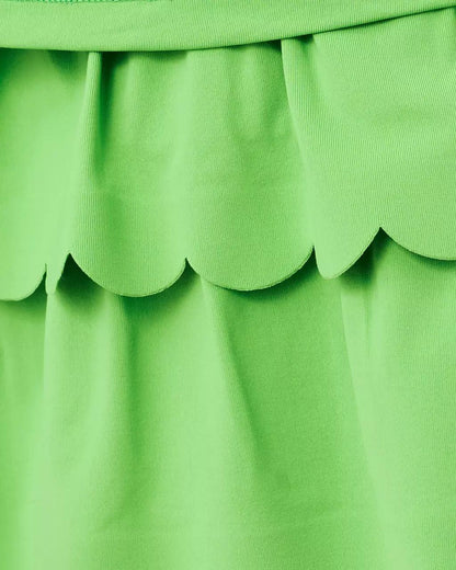 Lilly Pulitzer - UPF 50+ Luxletic Miesha Scallop Skort - Chateau Green