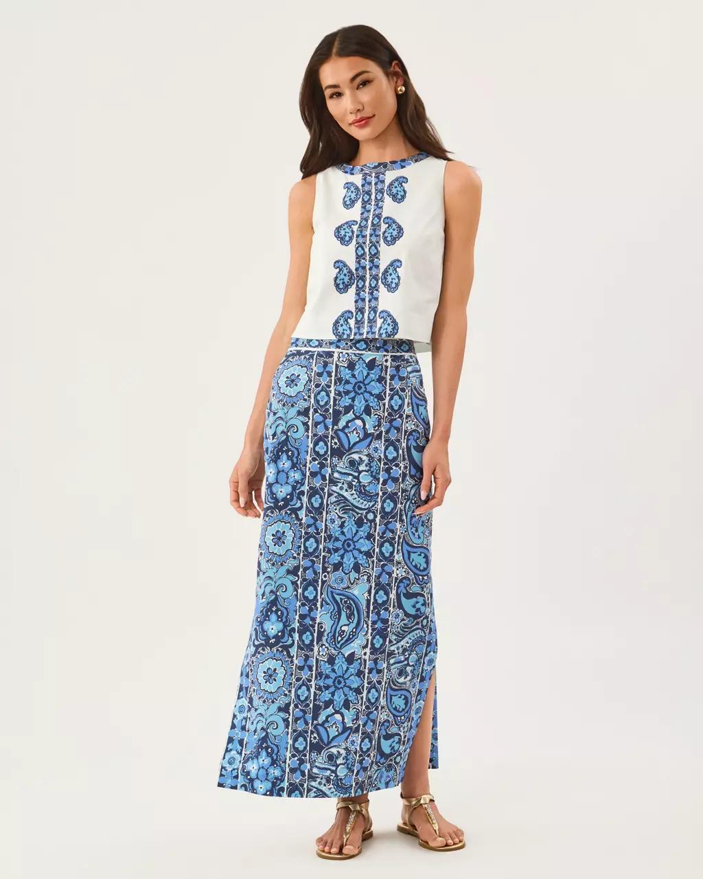 Lilly Pulitzer - Annaleese Sleeveless Top - Low Tide Navy