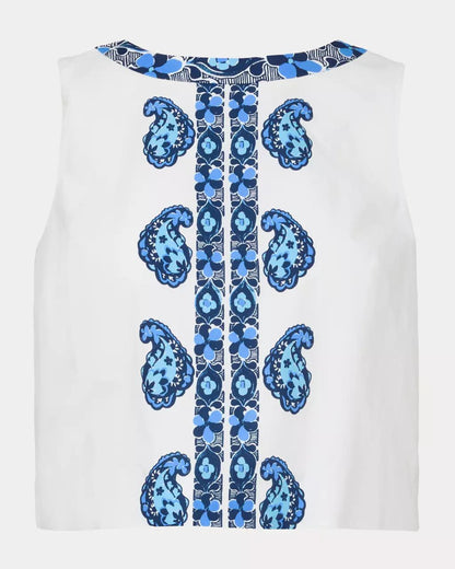 Lilly Pulitzer - Annaleese Sleeveless Top - Low Tide Navy