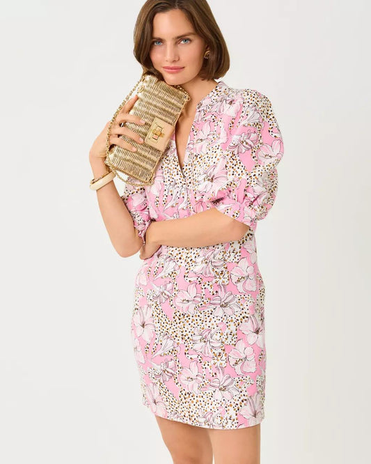 Lilly Pulitzer - Mialeigh Linen Dress - Conch Shell Pink