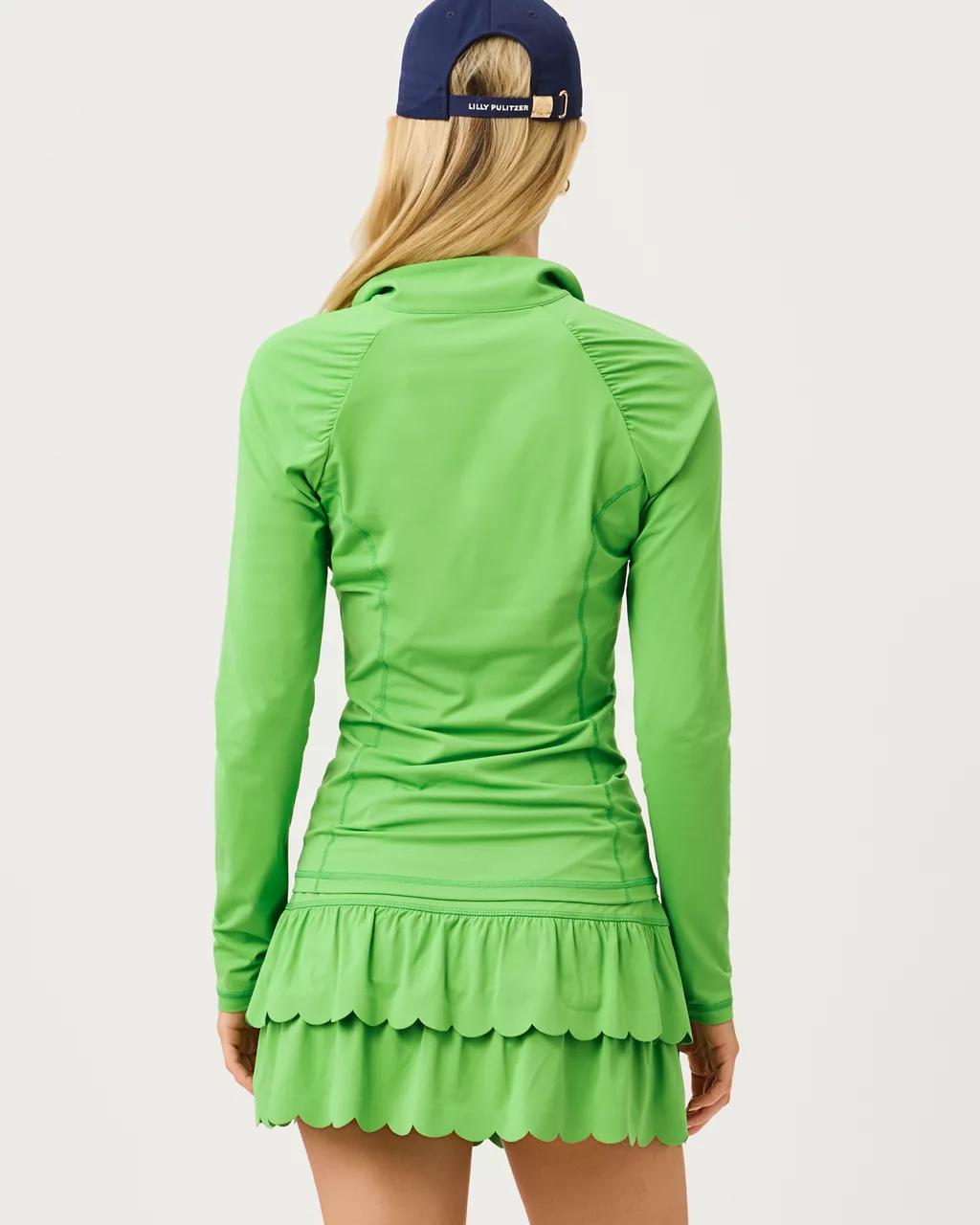 Lilly Pulitzer - UPF 50+ Luxletic Justine Pullover - Chateau Green