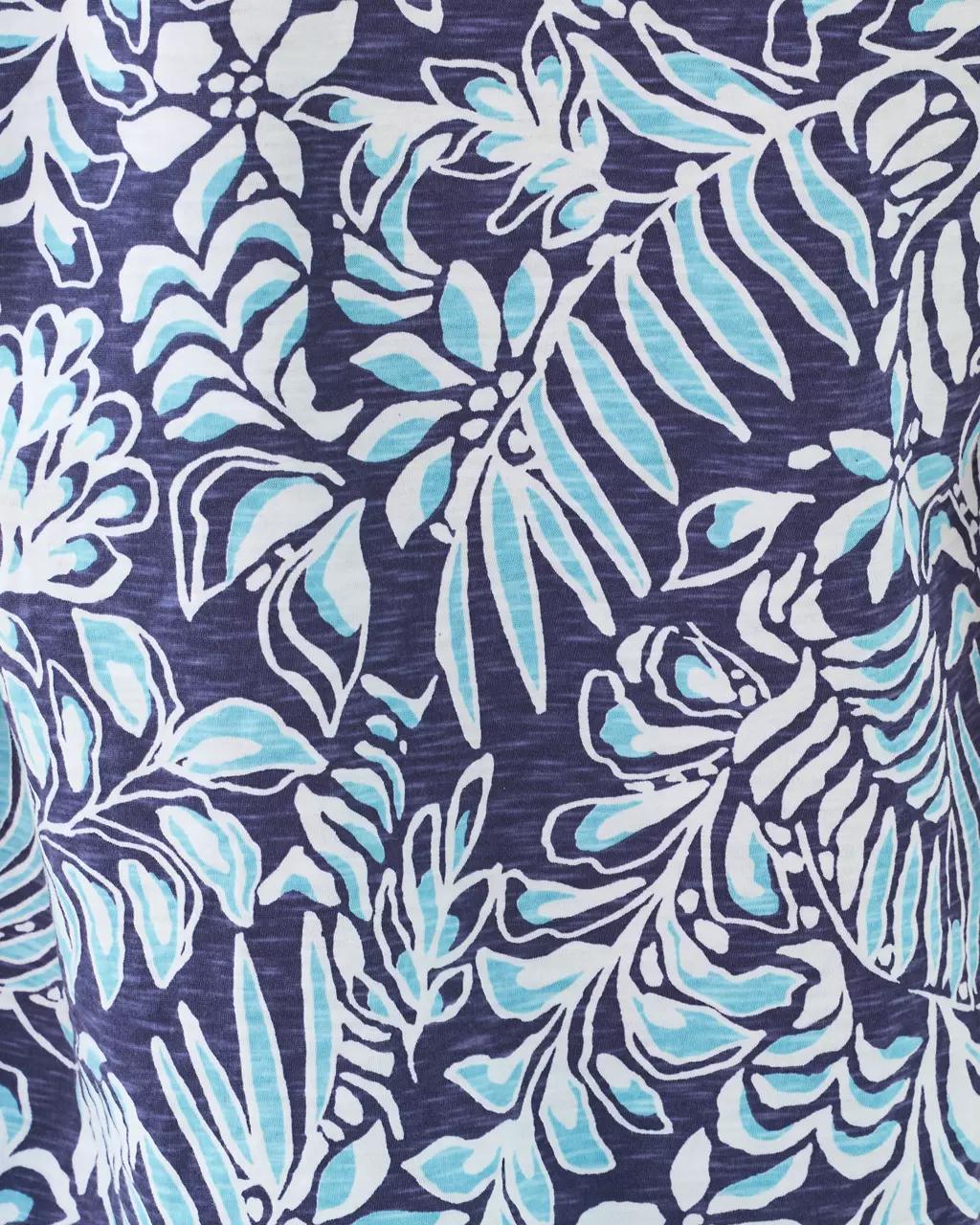 Lilly Pulitzer - Etta Scoop Neck Top - Sapphire Pool