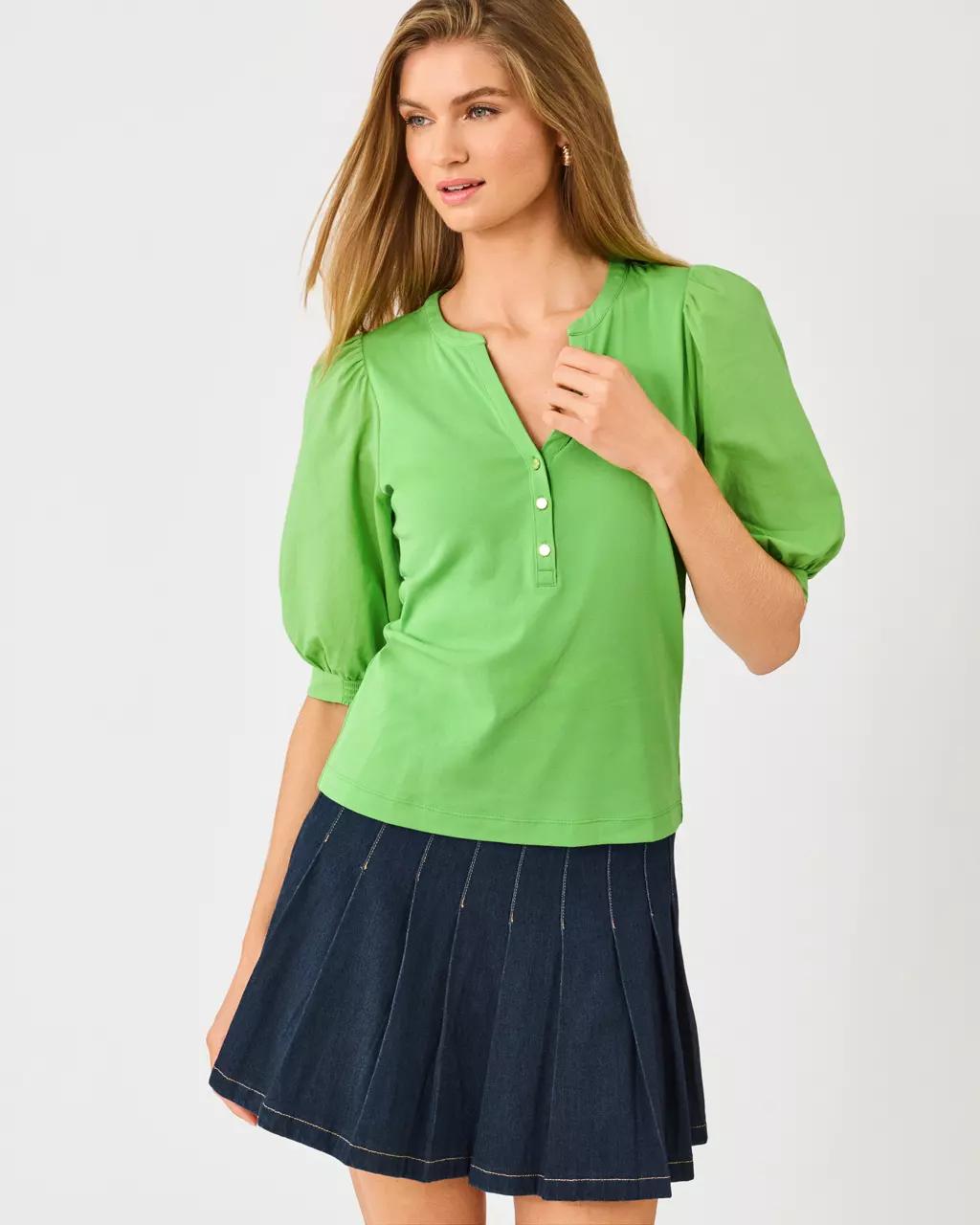 Lilly Pulitzer - Ronson Knit Top - Chateau Green