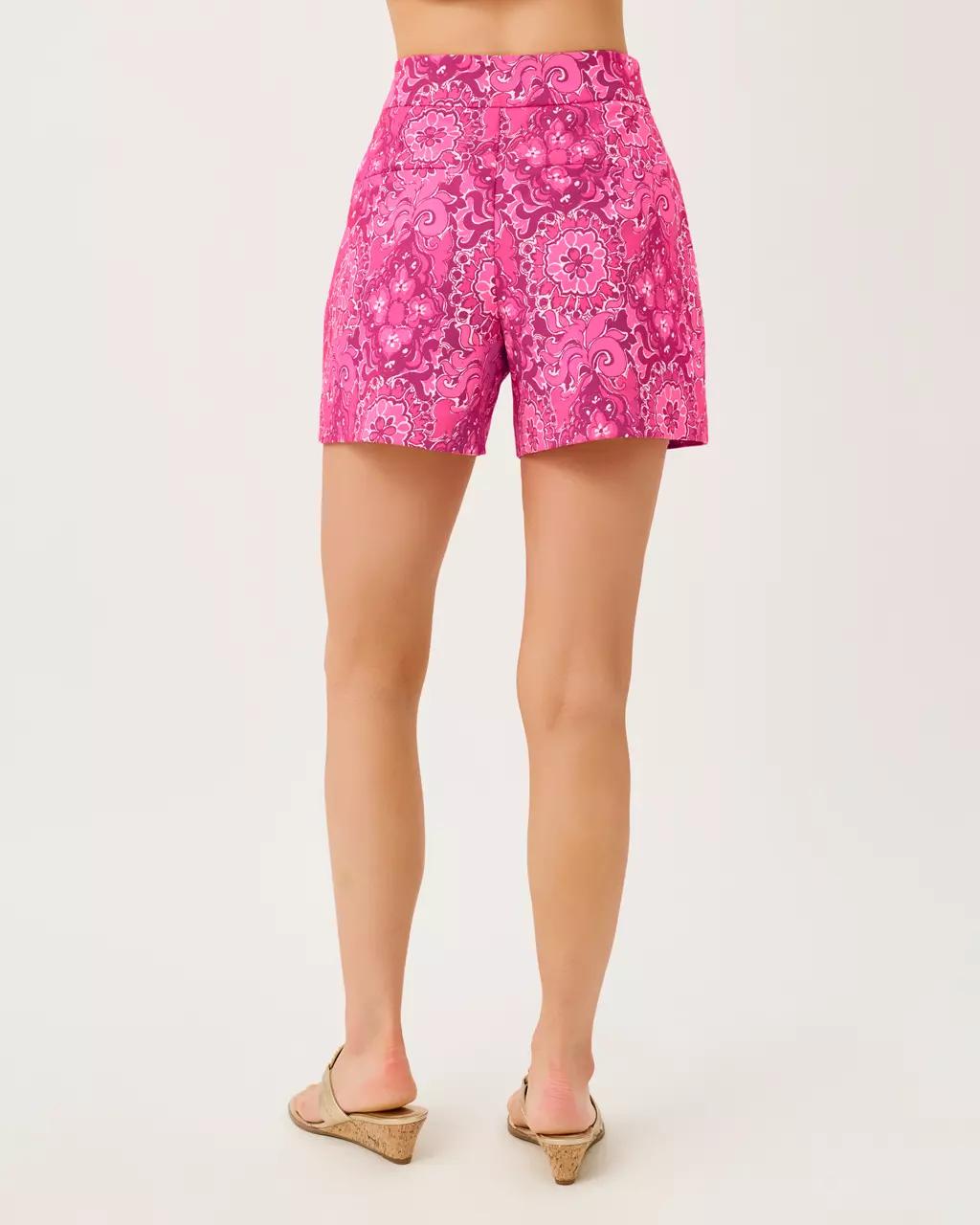 Lilly Pulitzer - 4" Sarissa Stretch Short - Pink Aster