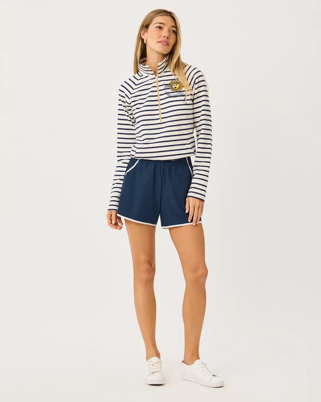 Lilly Pulitzer - UPF 50+ Luxletic 4" Backcourt Short - Low Tide Navy