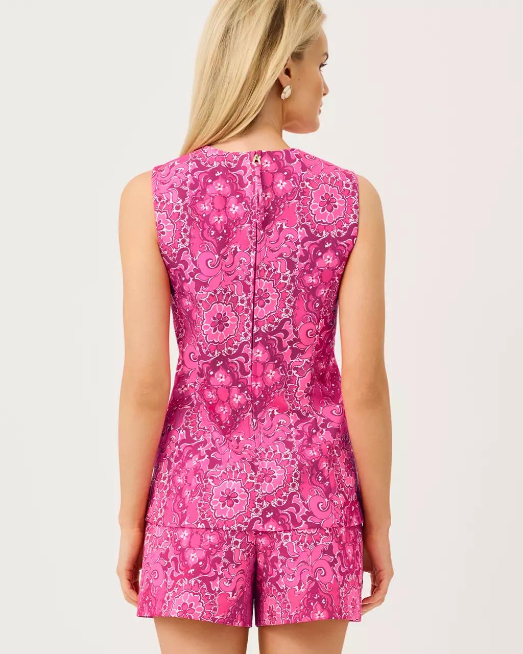 Lilly Pulitzer - Eugenia Sleeveless Top - Pink Aster