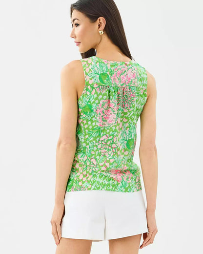 Lilly Pulitzer - Dev Top - Fauna Green