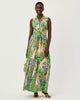 Multi Palm Prowl Engineered Woven Shirtdress