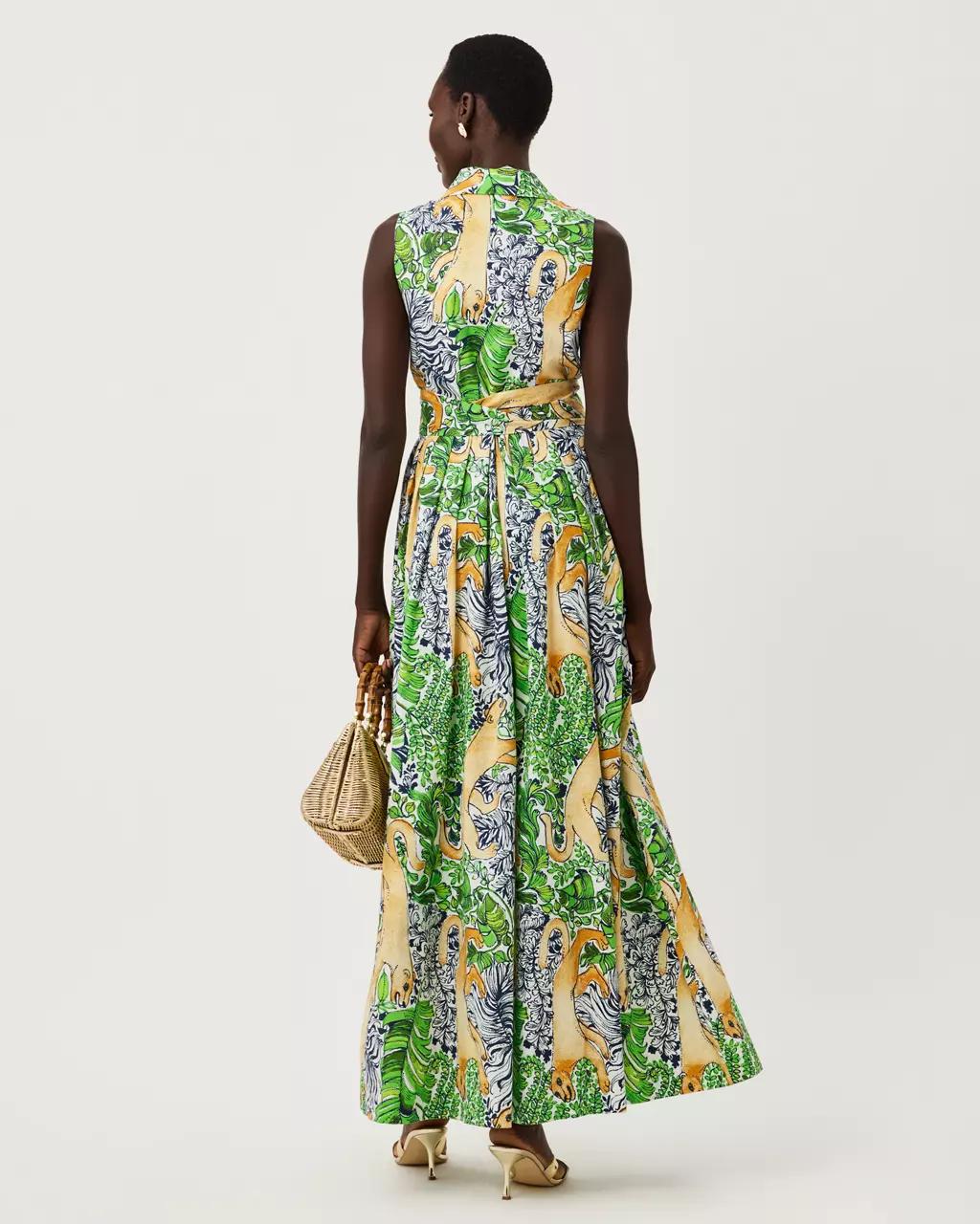 Lilly Pulitzer - Marria Stretch Maxi Shirtdress - Multi