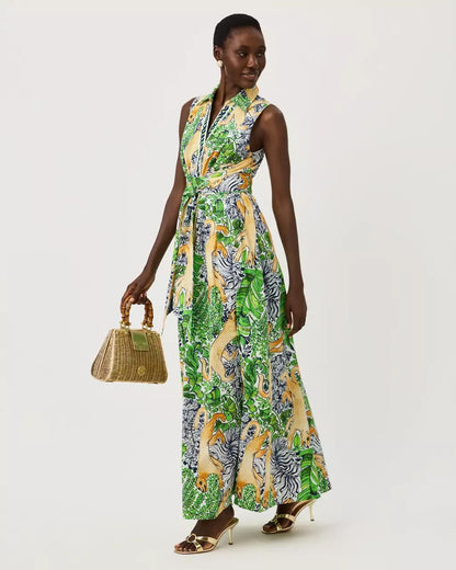 Lilly Pulitzer - Marria Stretch Maxi Shirtdress - Multi