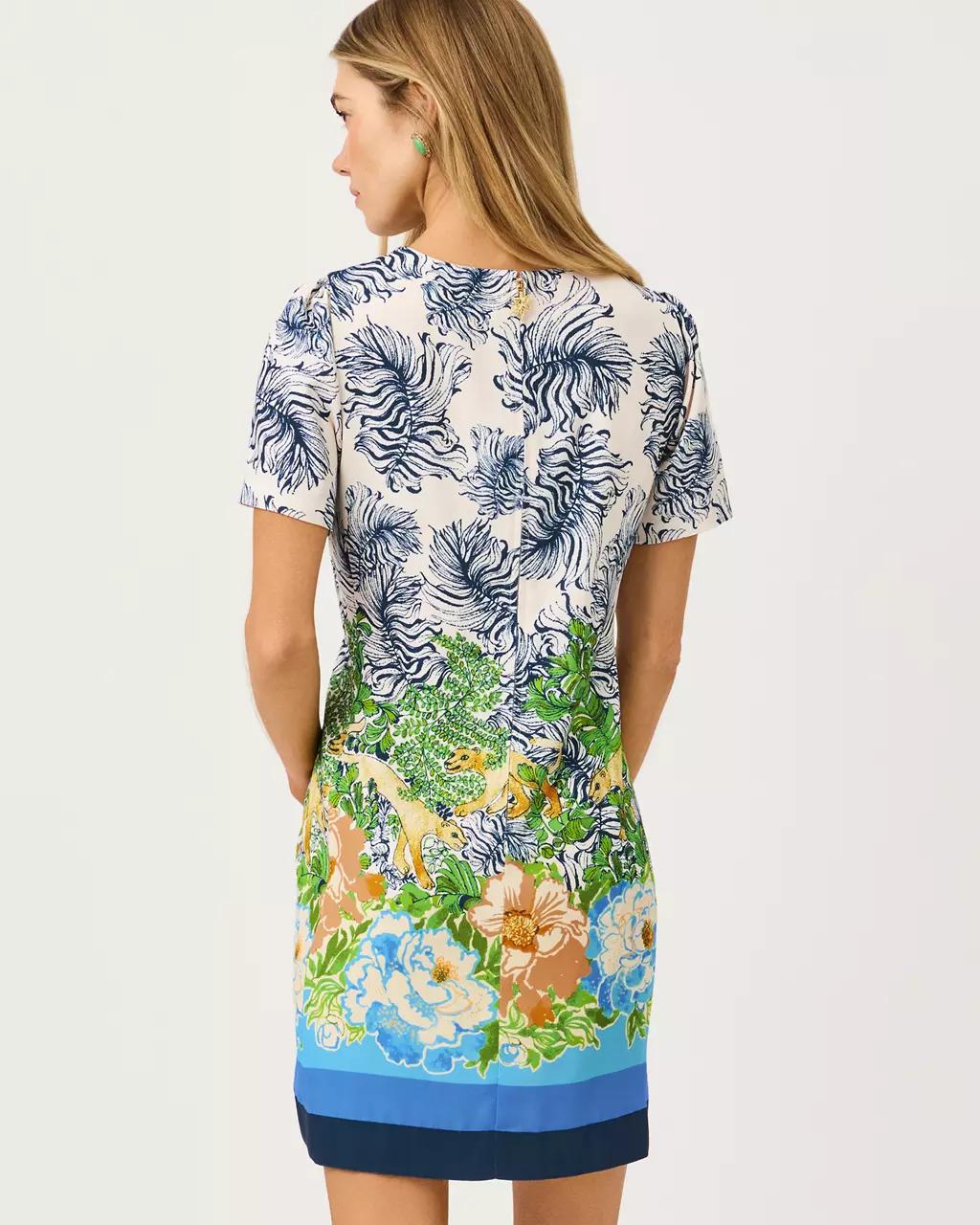 Lilly Pulitzer - Edita Short Sleeve Shift Dress - Rutabaga