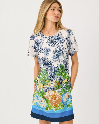 Lilly Pulitzer - Edita Short Sleeve Shift Dress - Rutabaga