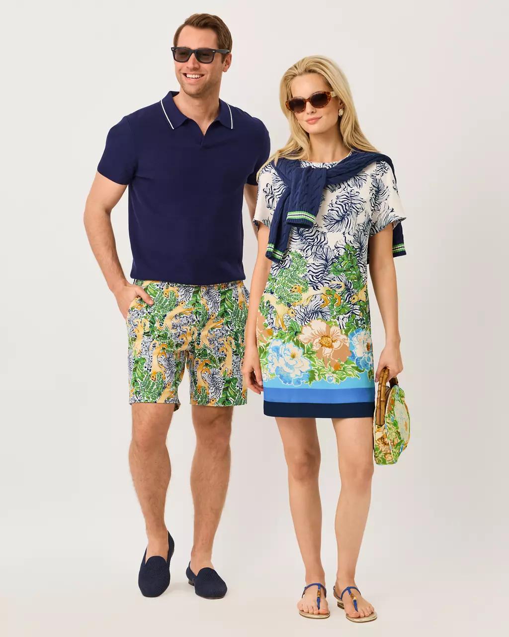 Lilly Pulitzer - Edita Short Sleeve Shift Dress - Rutabaga
