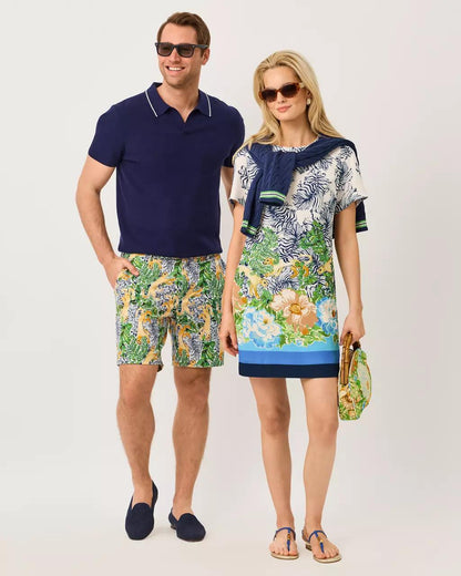 Lilly Pulitzer - Edita Short Sleeve Shift Dress - Rutabaga