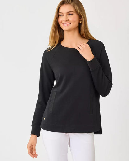 Lilly Pulitzer - New Beach Comber Pullover - Noir