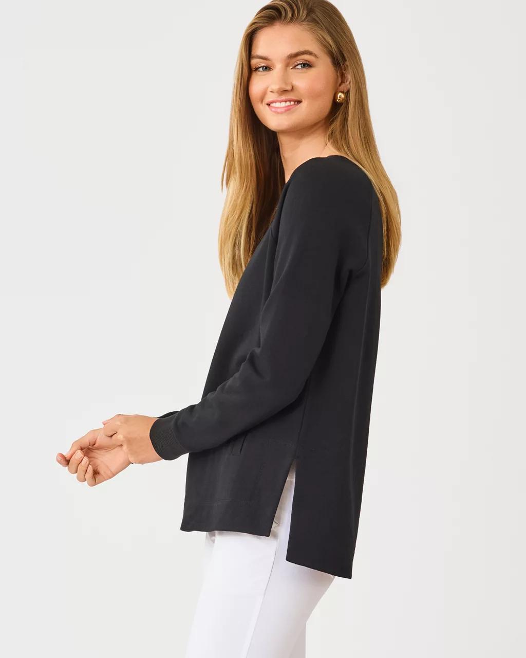 Lilly Pulitzer - New Beach Comber Pullover - Noir