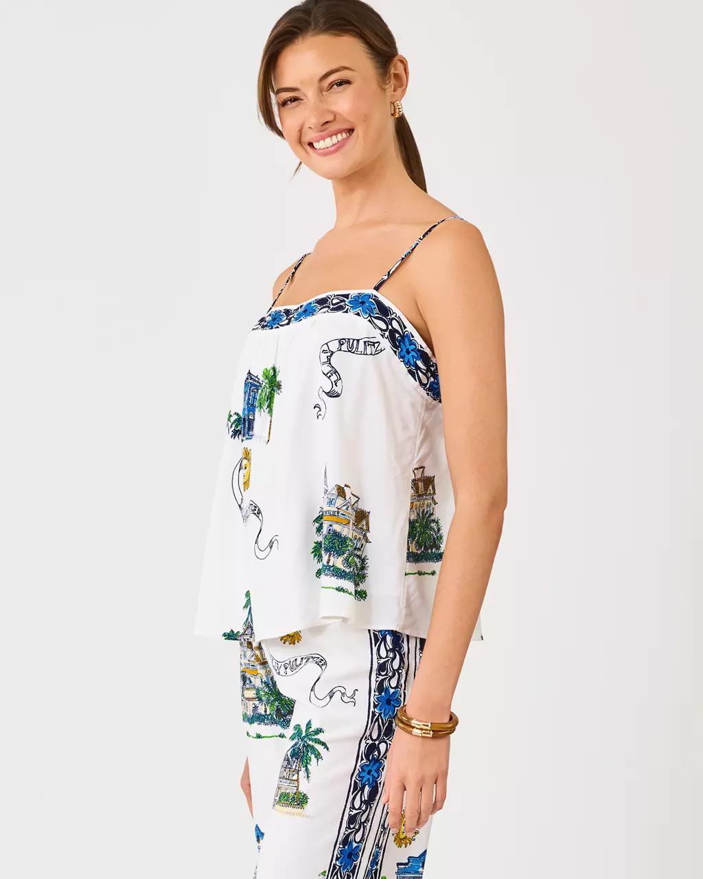 Lilly Pulitzer - Jamo Sleeveless Top - Coconut
