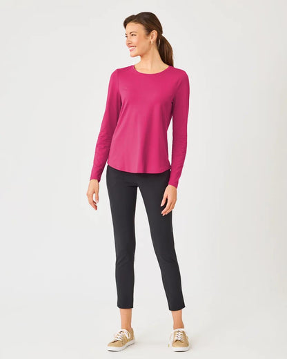 Lilly Pulitzer - UPF 50+ Luxletic Westley Long Sleeve Active Tee - Berry Bouquet