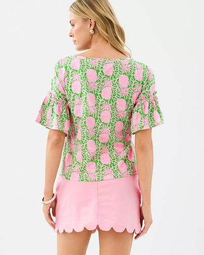 Lilly Pulitzer - Ziva Top - Fauna Green
