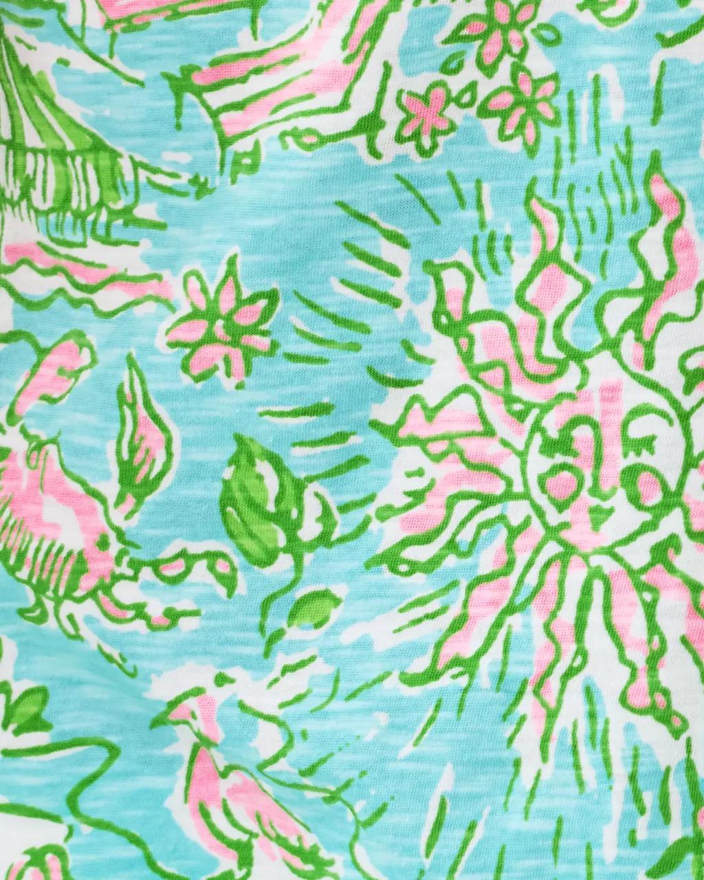 Lilly Pulitzer - Gigi Ruffle Tank Top - Fresh Water Blue