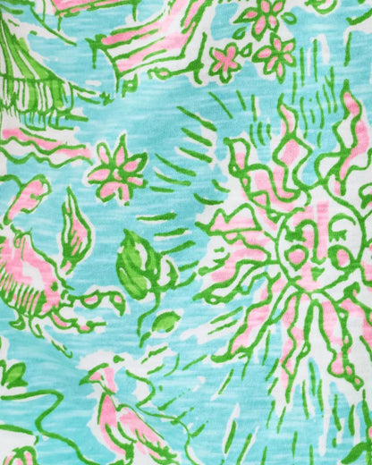 Lilly Pulitzer - Gigi Ruffle Tank Top - Fresh Water Blue