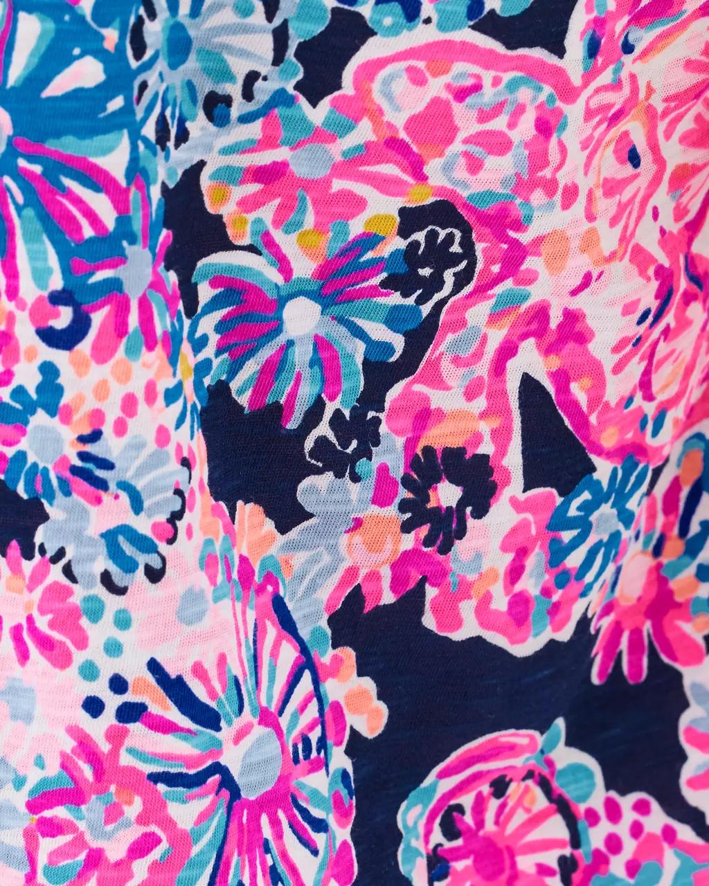 Lilly Pulitzer - Gigi Ruffle Tank Top - High Tide Navy