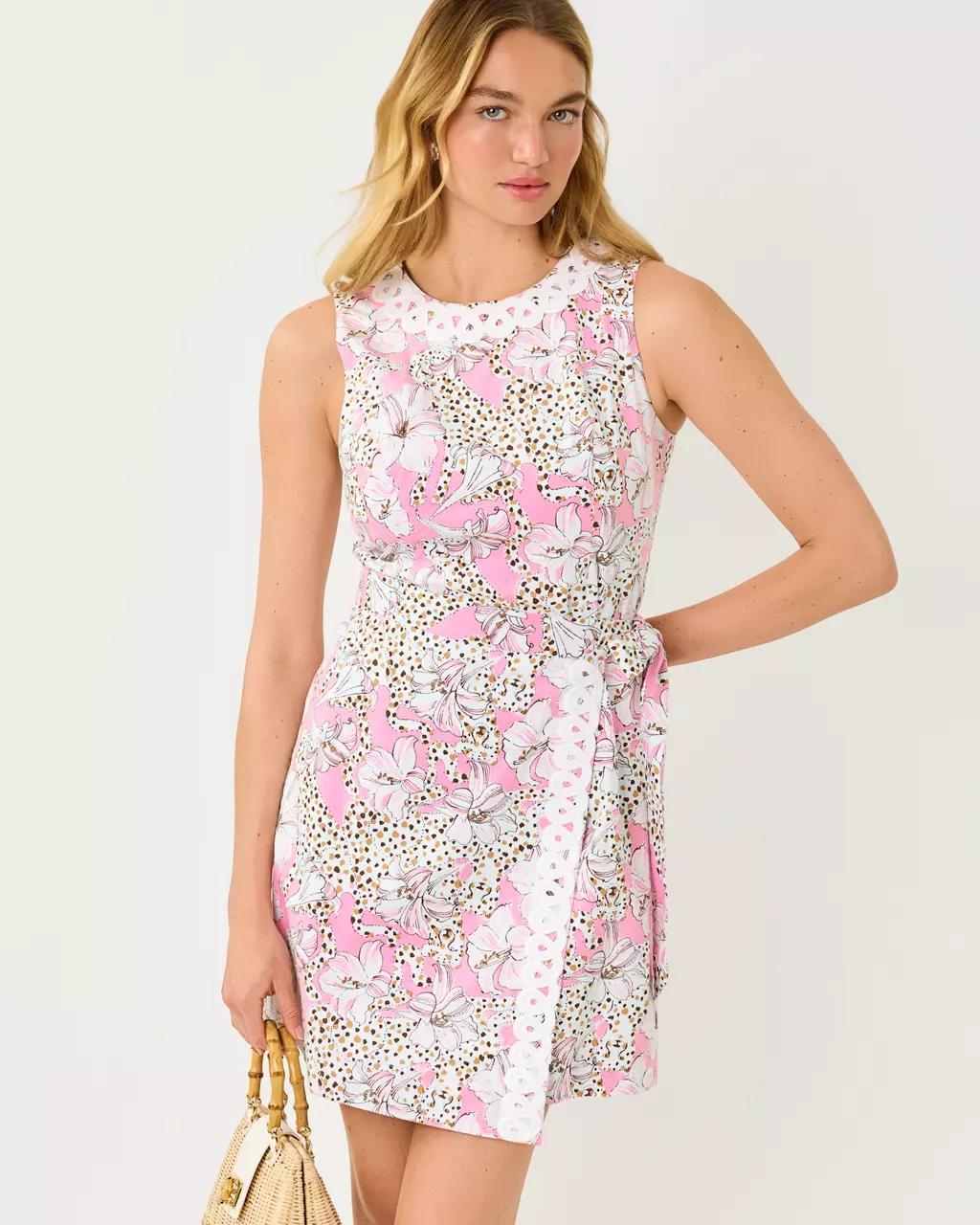 Lilly Pulitzer - Fresia Stretch Shift Dress - Conch Shell Pink