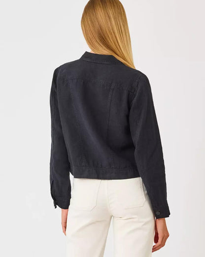 Lilly Pulitzer - Seaspray Linen Jacket - Noir X Noir