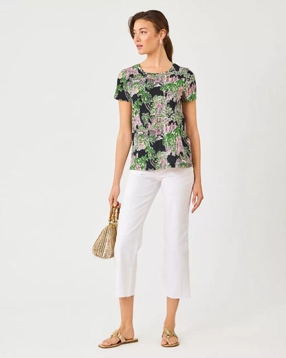 Lilly Pulitzer - Etta Scoop Neck Top - Onyx