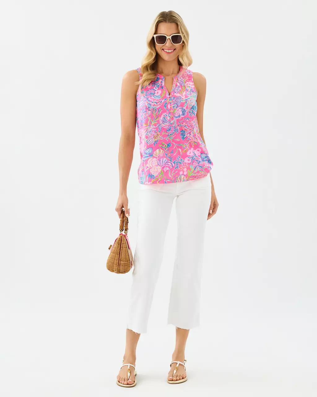 Lilly Pulitzer - Essie Tank Top - Pink Isle