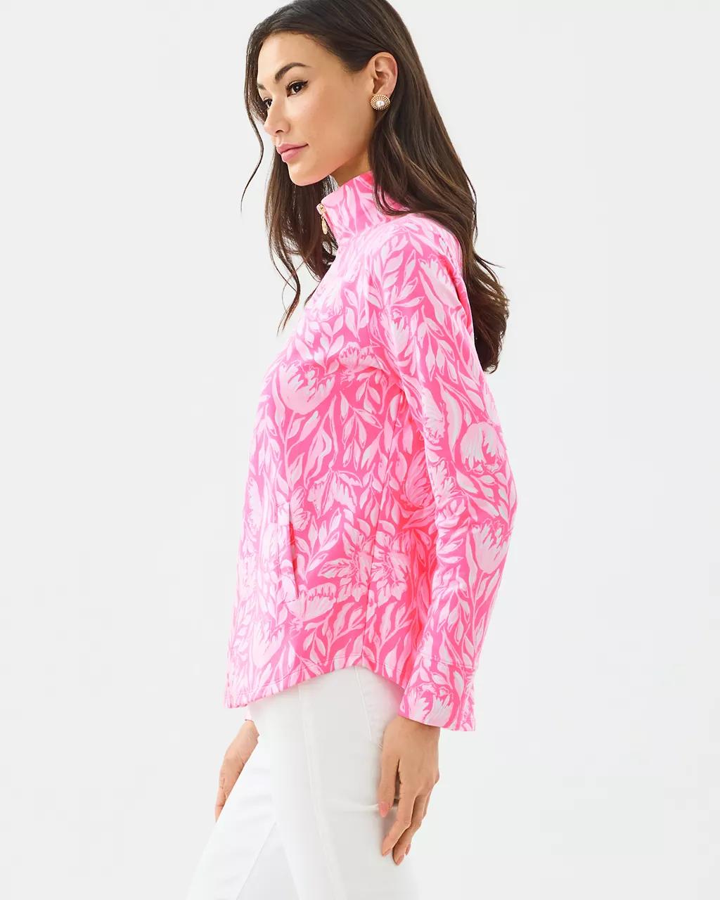 Lilly Pulitzer - UPF 50+ Leona Zip-Up Jacket - Rousseau Pink