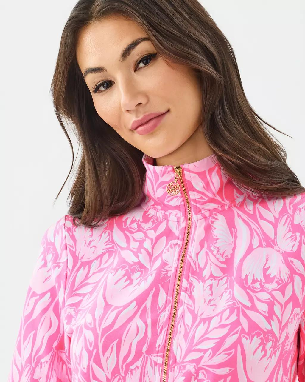 Lilly Pulitzer - UPF 50+ Leona Zip-Up Jacket - Rousseau Pink