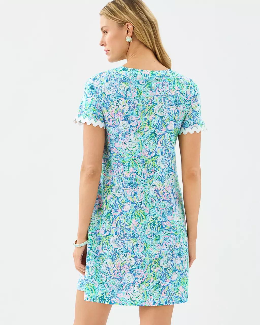 Lilly Pulitzer - Cody Short Sleeve Dress - Surf Blue