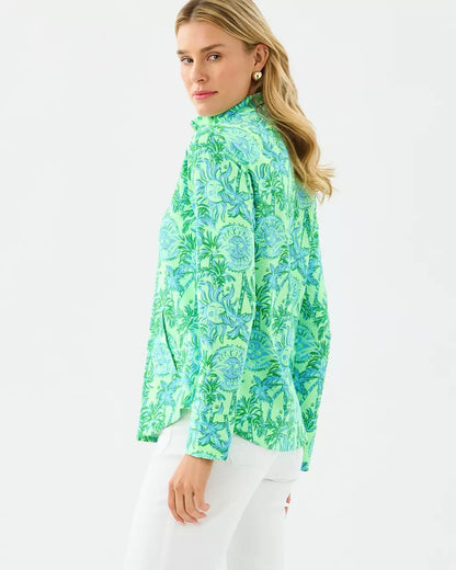 Lilly Pulitzer - UPF 50+ Skipper Popover - Cool Mint