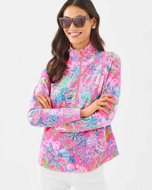 Lilly Pulitzer - UPF 50+ Skipper Popover - Pink Isle