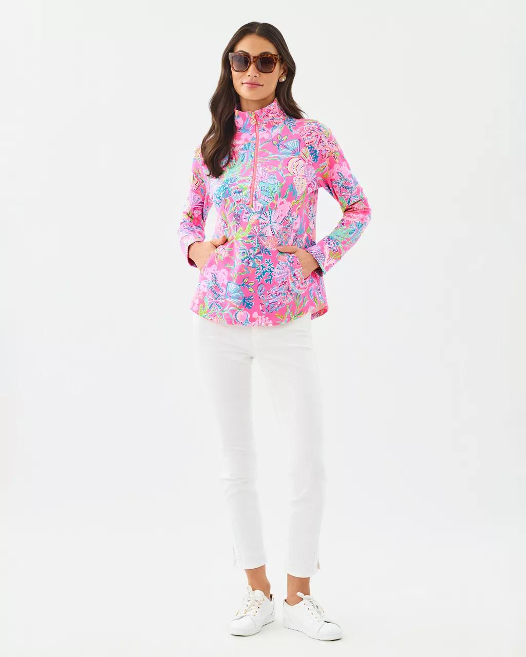Lilly Pulitzer - UPF 50+ Skipper Popover - Pink Isle