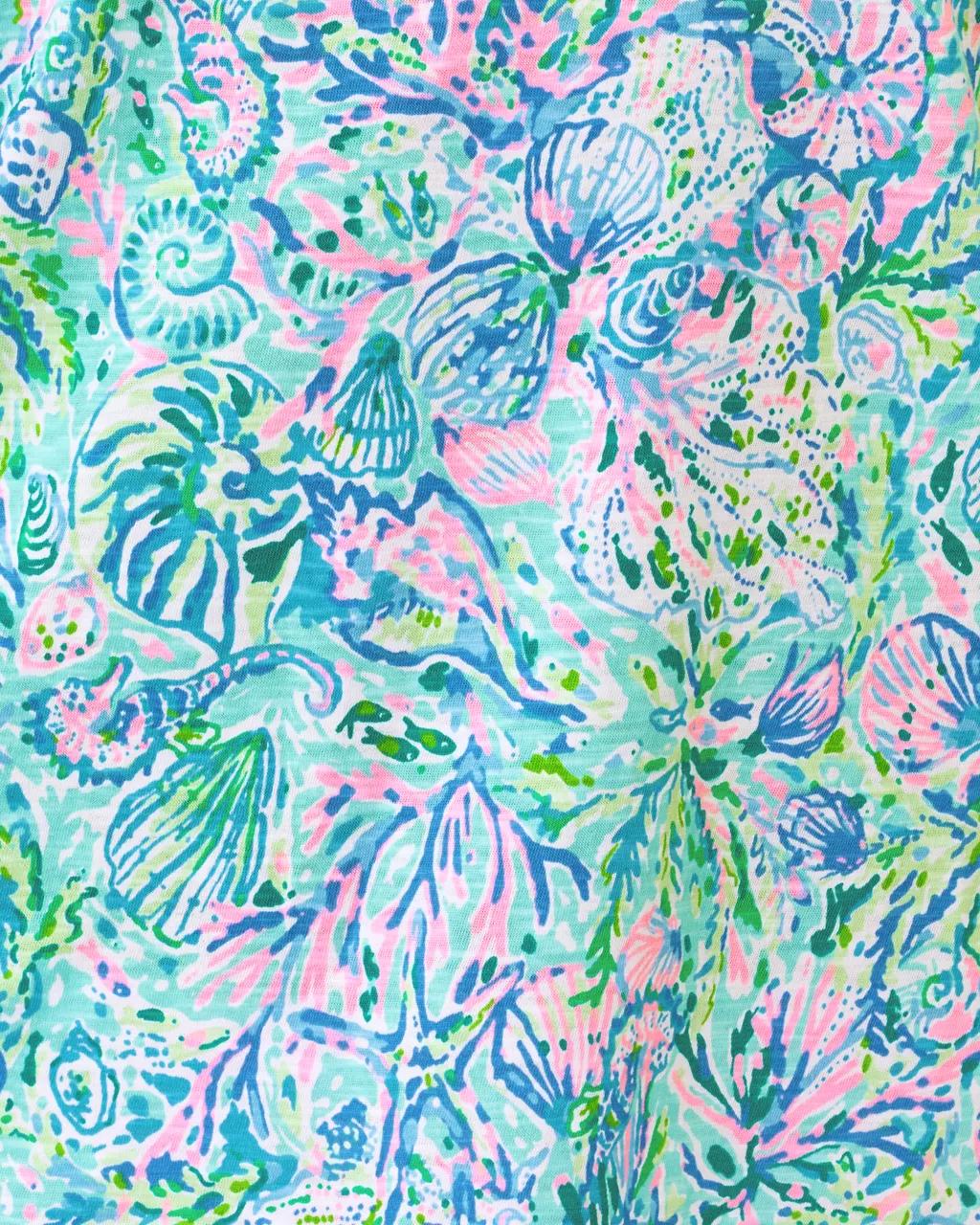 Lilly Pulitzer - Gigi Ruffle Tank Top - Surf Blue