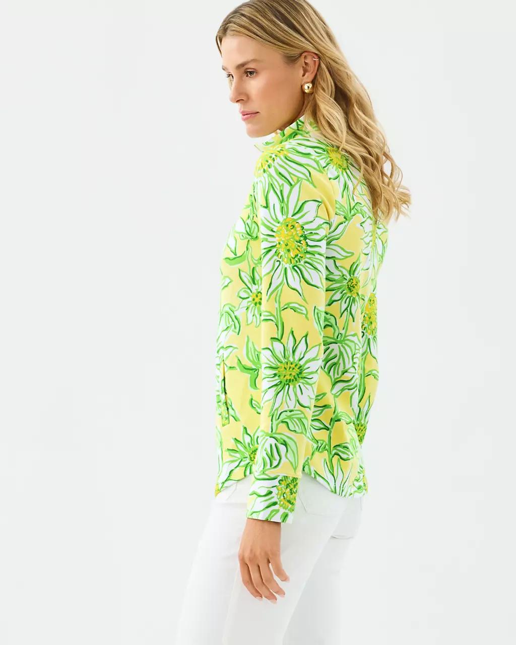 Lilly Pulitzer - UPF 50+ Leona Zip-Up Jacket - Limoncello