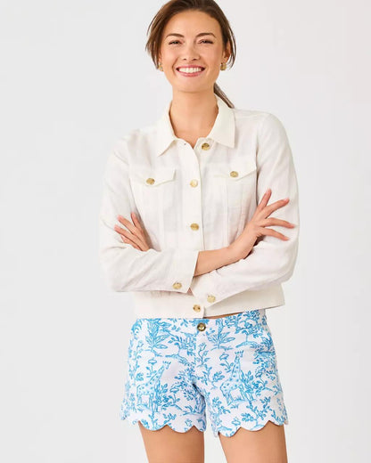 Lilly Pulitzer - 5" Buttercup Knit Short - Resort White