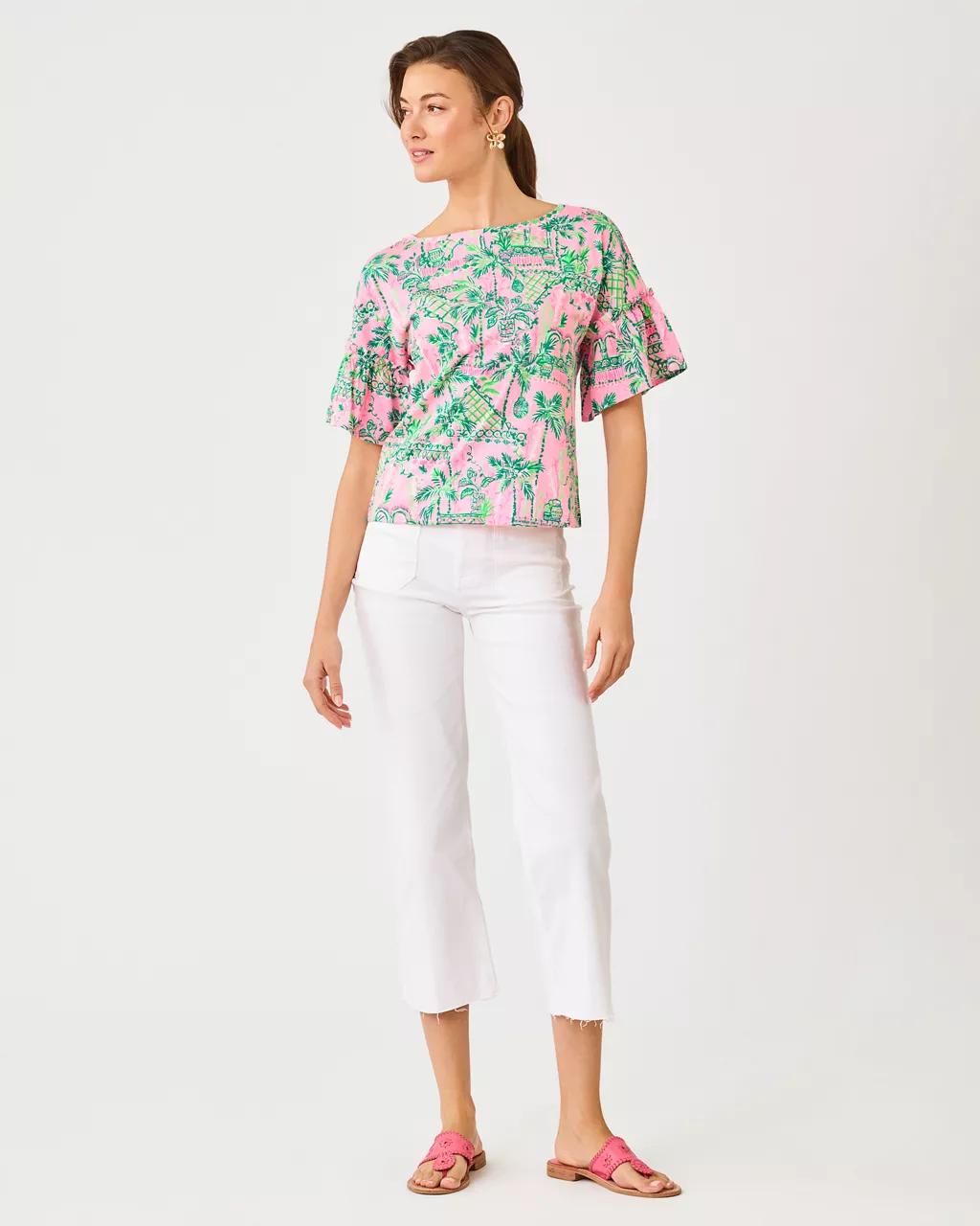 Lilly Pulitzer - Ziva Top - Mandevilla Baby