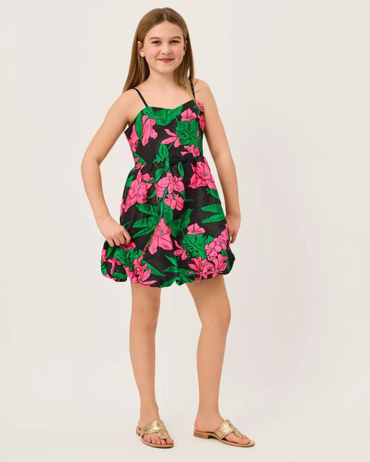 Lilly Pulitzer - Girls Mini Bowman Jacquard Dress - Noir