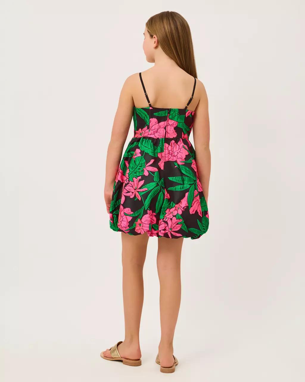 Lilly Pulitzer - Girls Mini Bowman Jacquard Dress - Noir