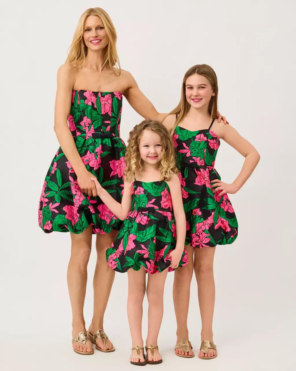 Lilly Pulitzer - Girls Mini Bowman Jacquard Dress - Noir