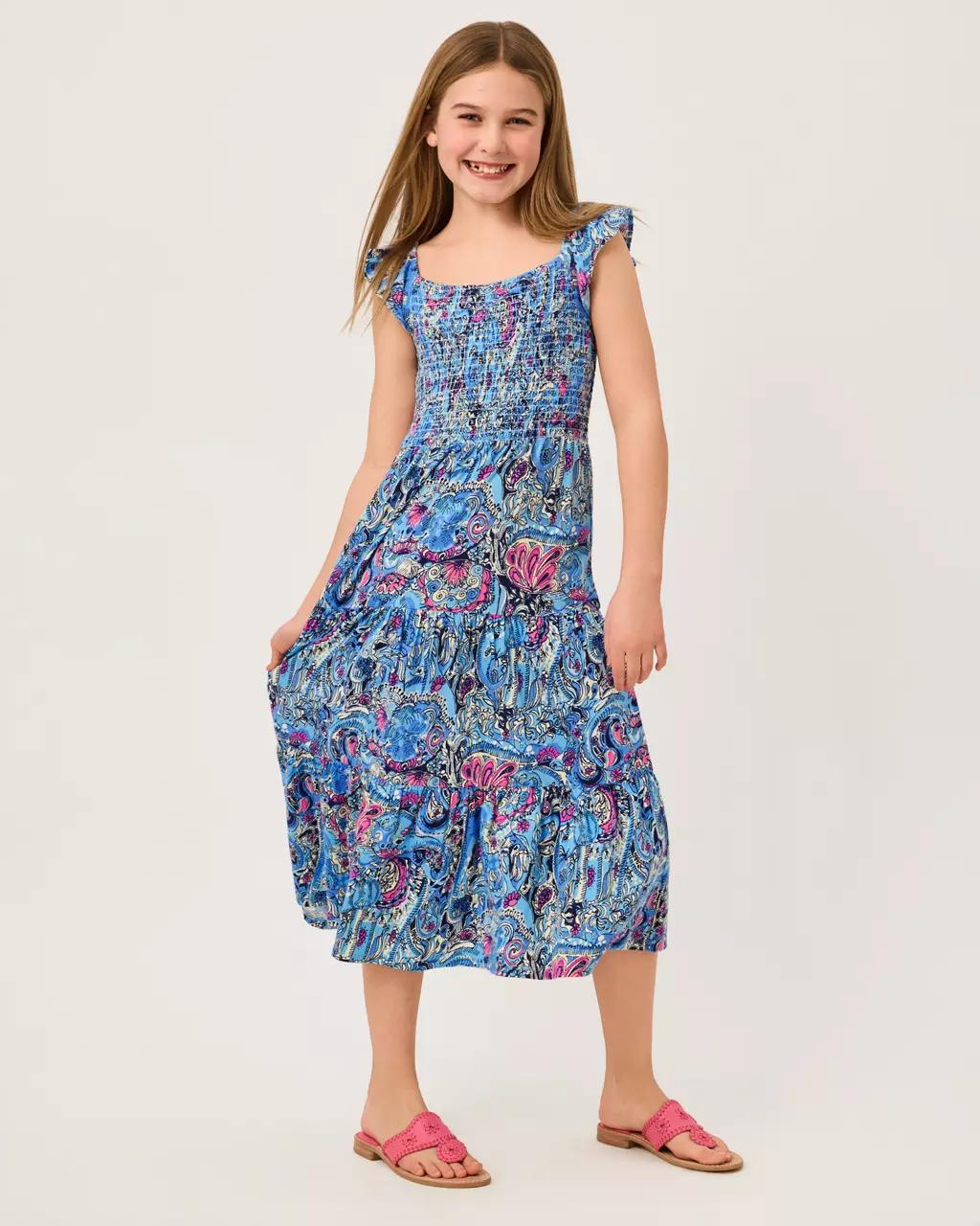 Lilly Pulitzer - Girls Mini Jilly Midi Dress - Multi