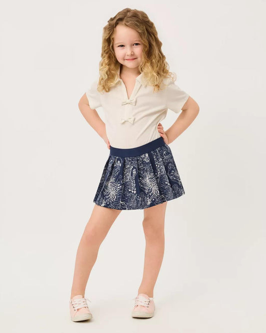 Lilly Pulitzer - Girls Sylvana Skort - Low Tide Navy